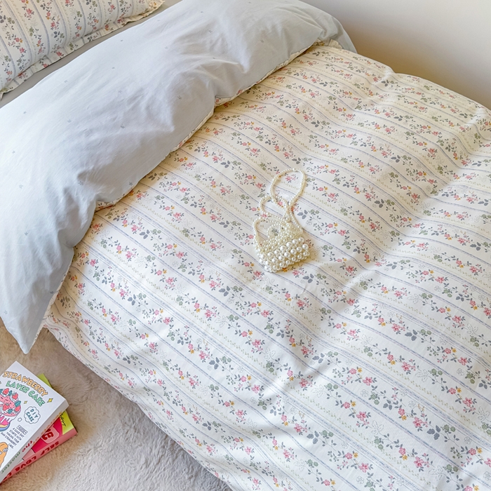 91家纺网 家纺一手货源 找家纺 鑫宇 2025新款全棉纯棉13372宽幅学生上下铺三件套 暮染轻纱