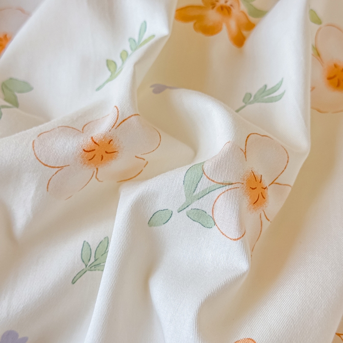 91家纺网 家纺一手货源 找家纺 鑫宇 2025新款全棉纯棉13372宽幅学生上下铺三件套 那朵花开