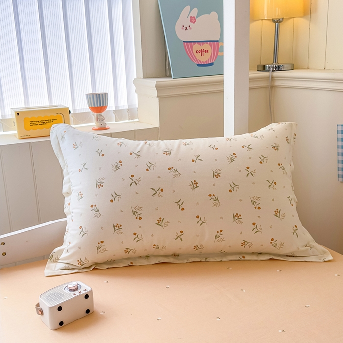 91家纺网 家纺一手货源 找家纺 鑫宇 2025新款全棉纯棉13372宽幅学生上下铺三件套 浅浅花样