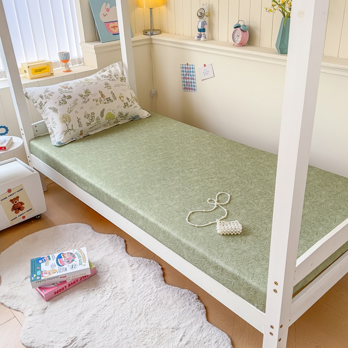 91家纺网 家纺一手货源 找家纺 鑫宇 2025新款全棉纯棉13372宽幅学生上下铺三件套 童话故事