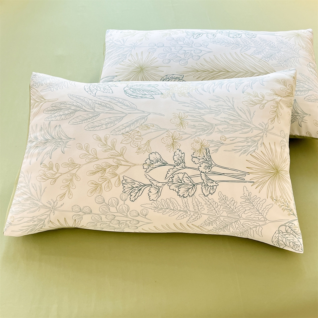 91家纺网 家纺一手货源 找家纺 （总）多品家纺 2025新款花卉水洗棉单枕套枕套单件