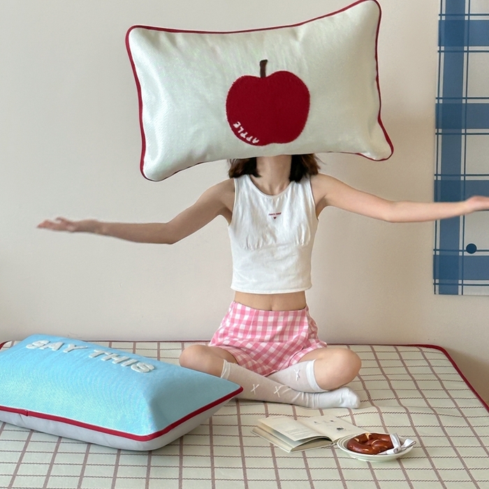 91家纺网 家纺一手货源 找家纺 觅糖2025新款ins冰藤席毛巾绣凉席 苹汁气泡