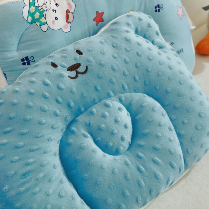 91家纺网 家纺一手货源 找家纺 （总）冬巢2025新款全棉a类儿豆豆枕幼儿园午睡枕芯颈椎枕头0-3-6岁宝宝定型枕可水洗