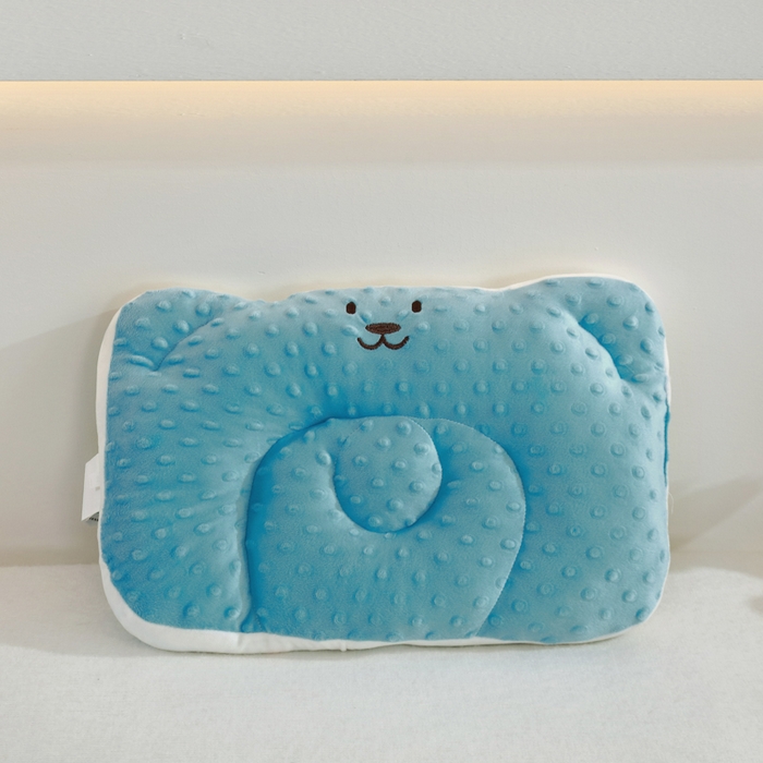 91家纺网 家纺一手货源 找家纺 冬巢2025新款全棉a类儿豆豆枕幼儿园午睡枕芯颈椎枕头0-3-6岁宝宝定型枕可水洗 彩虹兔大童款40*60
