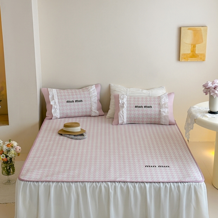 91家纺网 家纺一手货源 找家纺 （总）觅糖2025新款博主风雪纺花边藤席 