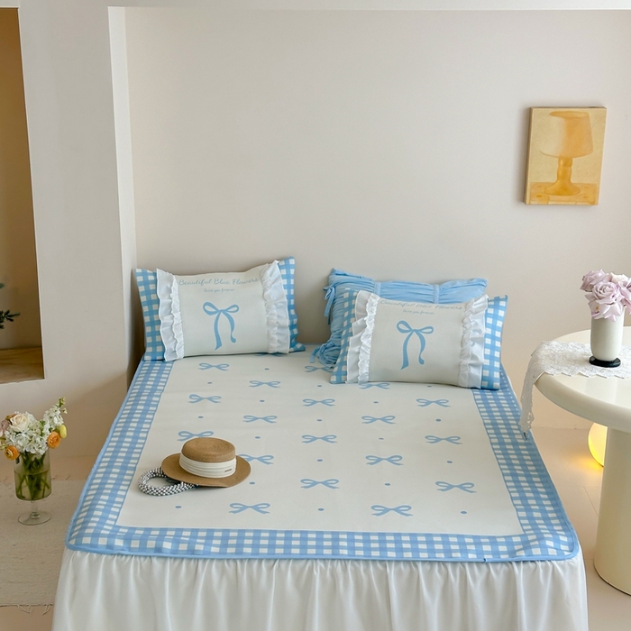 91家纺网 家纺一手货源 找家纺 （总）觅糖2025新款博主风雪纺花边藤席 