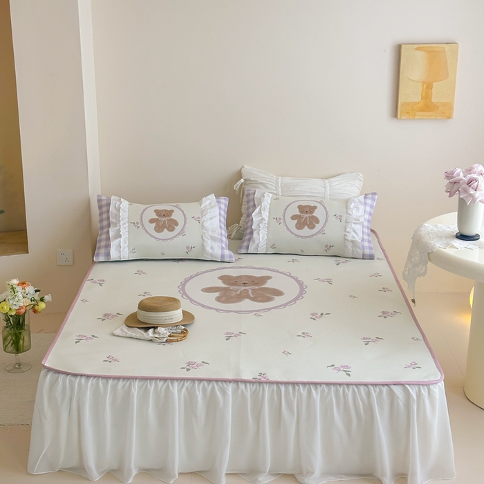 91家纺网 家纺一手货源 找家纺 （总）觅糖2025新款博主风雪纺花边藤席 