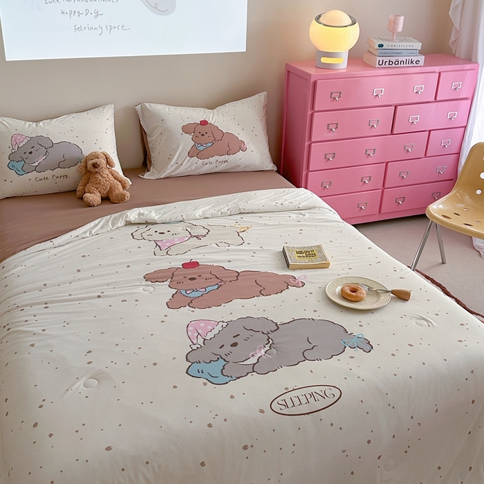 91家纺网 家纺一手货源 找家纺 （总）觅糖2025卡通数码凉感夏被 