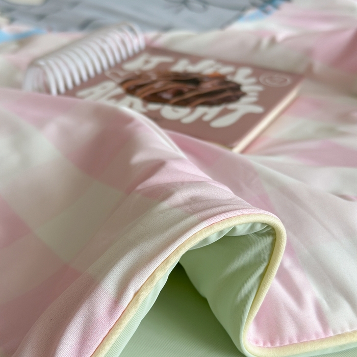 91家纺网 家纺一手货源 找家纺 觅糖2025卡通数码凉感夏被  猫猫乐园