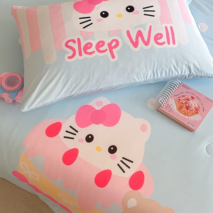 91家纺网 家纺一手货源 找家纺 觅糖2025卡通数码凉感夏被  生日派对