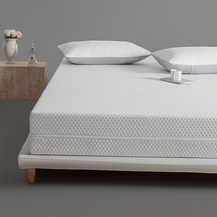 91家纺网 家纺一手货源 找家纺 （总）叠派家纺 2025新款字母压花六面全包单床笠 床笠单件