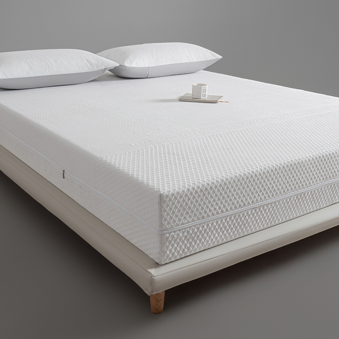 91家纺网 家纺一手货源 找家纺 叠派家纺 2025新款字母压花六面全包单床笠 床笠单件 白色