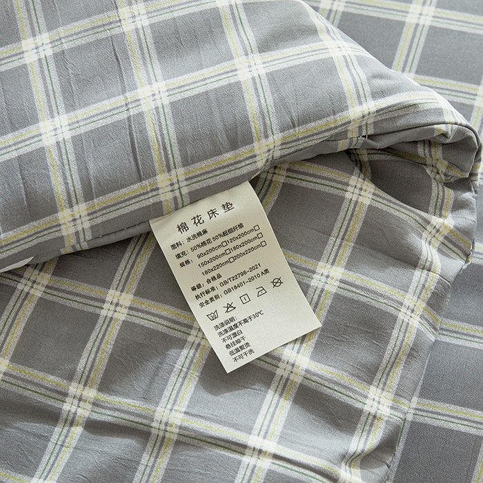 91家纺网 家纺一手货源 找家纺 （总）梵希良品家纺 2025新款大豆纤维床垫A类水洗棉学生宿舍单人加厚床垫褥家用榻榻米软垫子