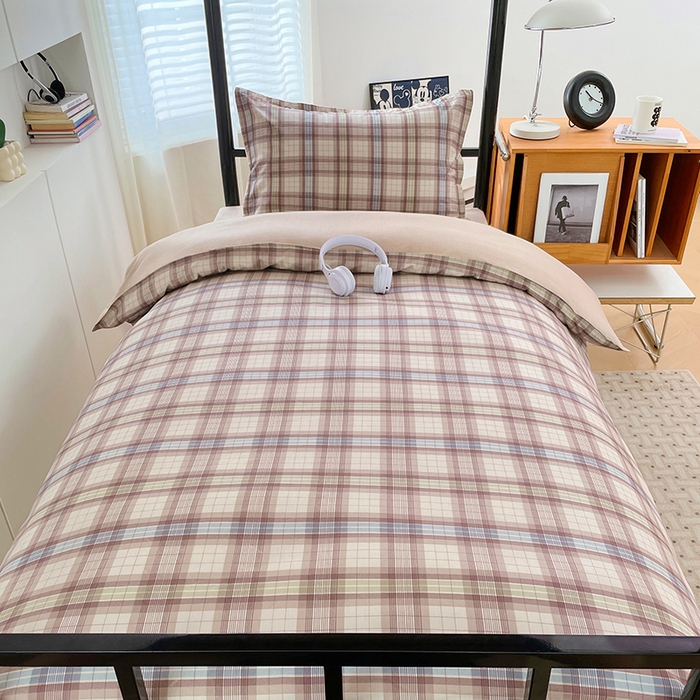 91家纺网 家纺一手货源 找家纺 锦润家纺2025新款全棉13372学生三件套纯棉宿舍六件套 畅想未来