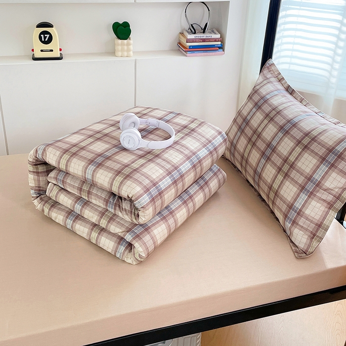 91家纺网 家纺一手货源 找家纺 锦润家纺2025新款全棉13372学生三件套纯棉宿舍六件套 畅想未来