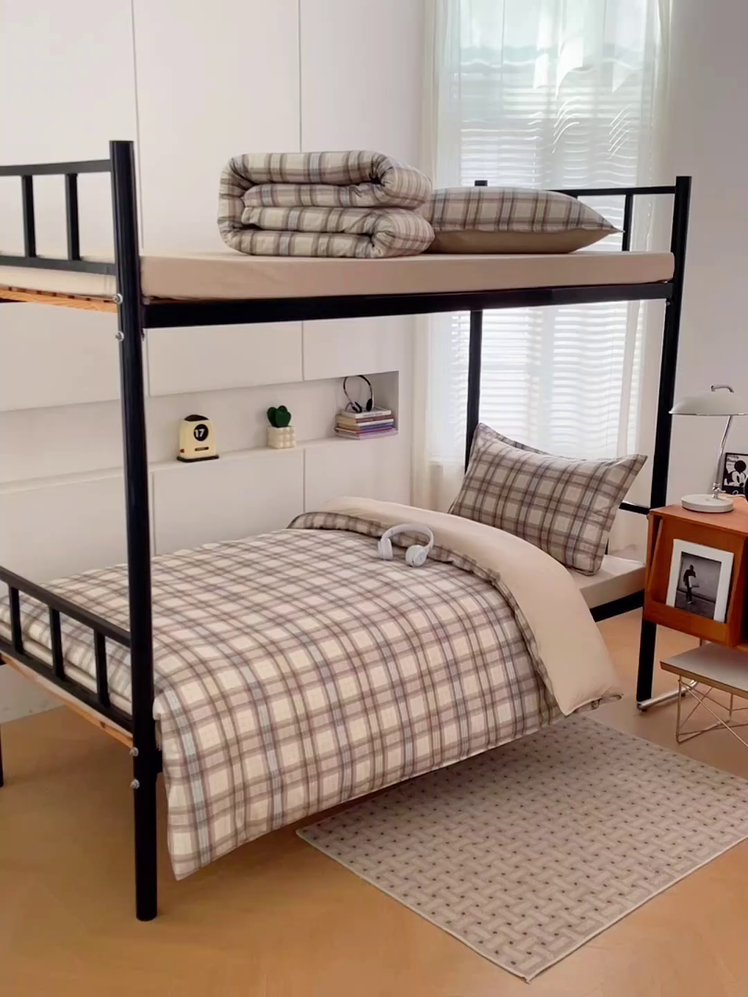 91家纺网 家纺一手货源 找家纺 锦润家纺2025新款全棉13372学生三件套纯棉宿舍六件套 畅想未来