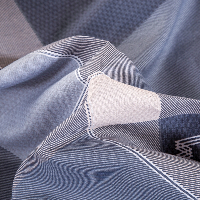 91家纺网 家纺一手货源 找家纺 锦润家纺 2025新款12868床笠床垫套全棉印花学生三件套六件套多件套幻想日记-灰