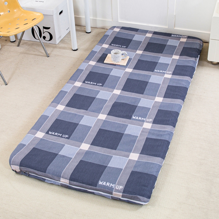 91家纺网 家纺一手货源 找家纺 锦润家纺 2025新款12868床笠床垫套全棉印花学生三件套六件套多件套幻想日记-灰