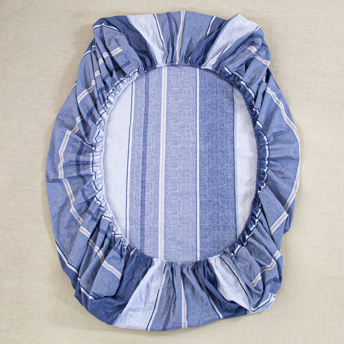 91家纺网 家纺一手货源 找家纺 锦润家纺 2025新款12868床笠床垫套全棉印花学生三件套六件套多件套闲趣时光-灰