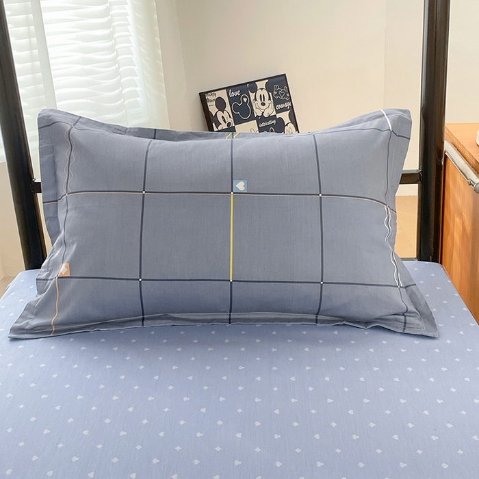 91家纺网 家纺一手货源 找家纺 锦润家纺2025新款全棉13372学生三件套纯棉宿舍六件套 朵拉