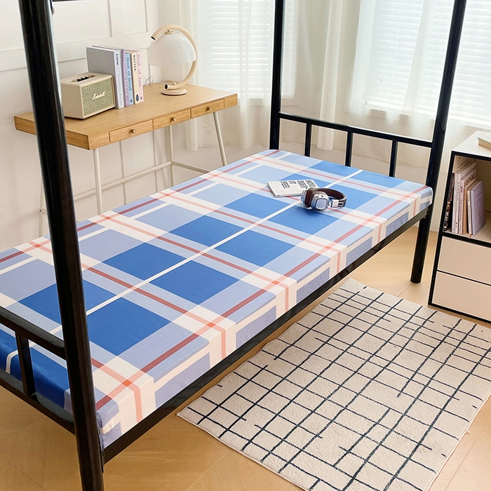 91家纺网 家纺一手货源 找家纺 锦润家纺 2025新款12868床笠床垫套全棉印花学生三件套六件套多件套雅阁布