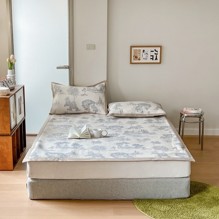 91家纺网 家纺一手货源 找家纺 （总）觅糖家纺 2025春夏新款A类抗菌养生冰藤凉席席子