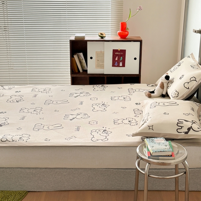 91家纺网 家纺一手货源 找家纺 觅糖家纺 2025春夏新款A类抗菌养生冰藤凉席席子 夏日畅想