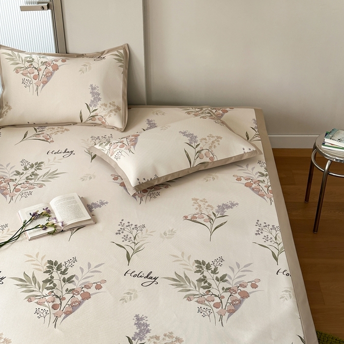 91家纺网 家纺一手货源 找家纺 觅糖家纺 2025春夏新款A类抗菌养生冰藤凉席席子 薰衣草