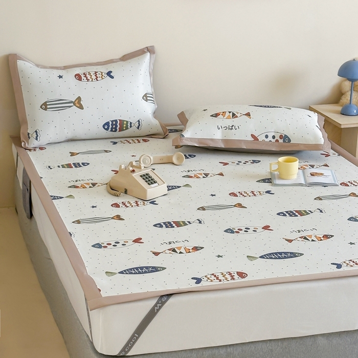 91家纺网 家纺一手货源 找家纺 （总）觅糖家纺 2025春夏新款A类抗菌养生冰藤凉席席子