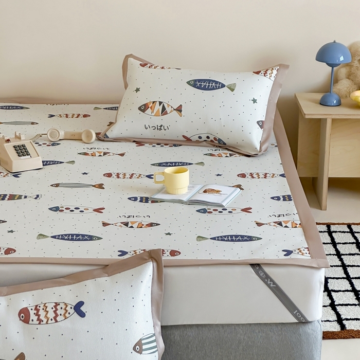 91家纺网 家纺一手货源 找家纺 （总）觅糖家纺 2025春夏新款A类抗菌养生冰藤凉席席子