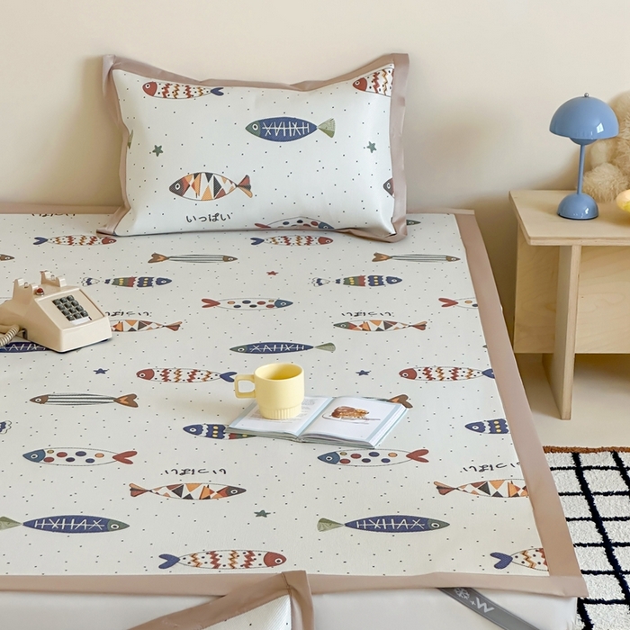 91家纺网 家纺一手货源 找家纺 （总）觅糖家纺 2025春夏新款A类抗菌养生冰藤凉席席子