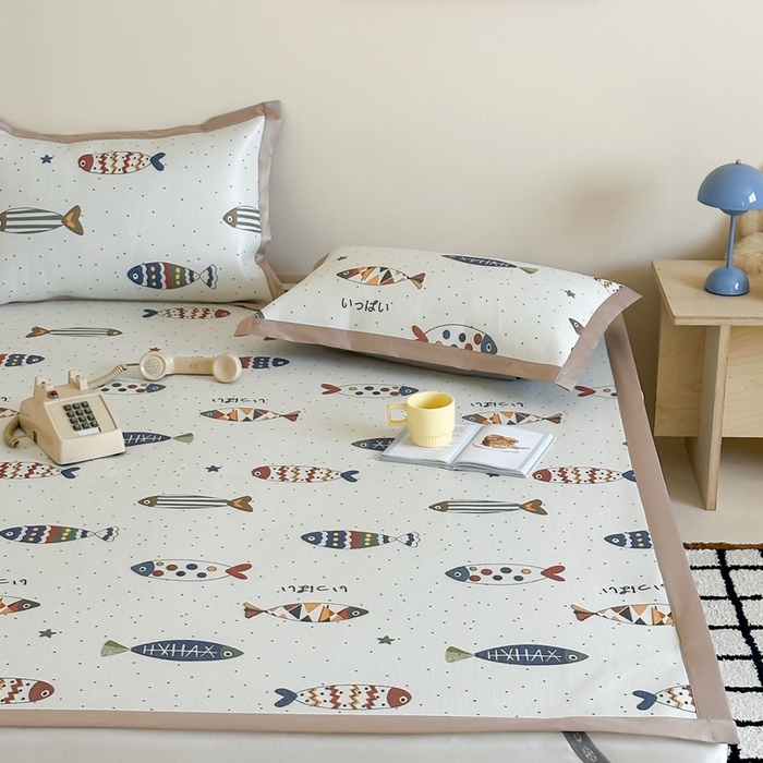 91家纺网 家纺一手货源 找家纺 （总）觅糖家纺 2025春夏新款A类抗菌养生冰藤凉席席子