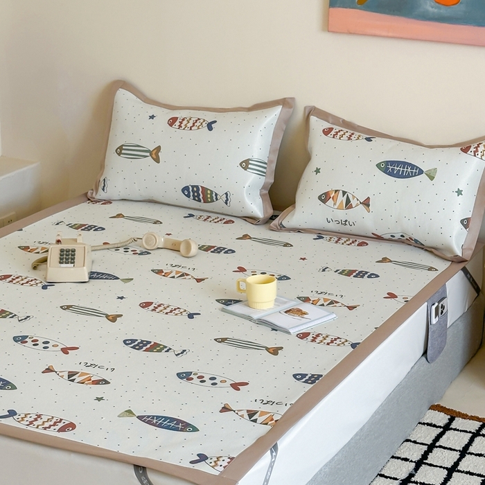 91家纺网 家纺一手货源 找家纺 （总）觅糖家纺 2025春夏新款A类抗菌养生冰藤凉席席子