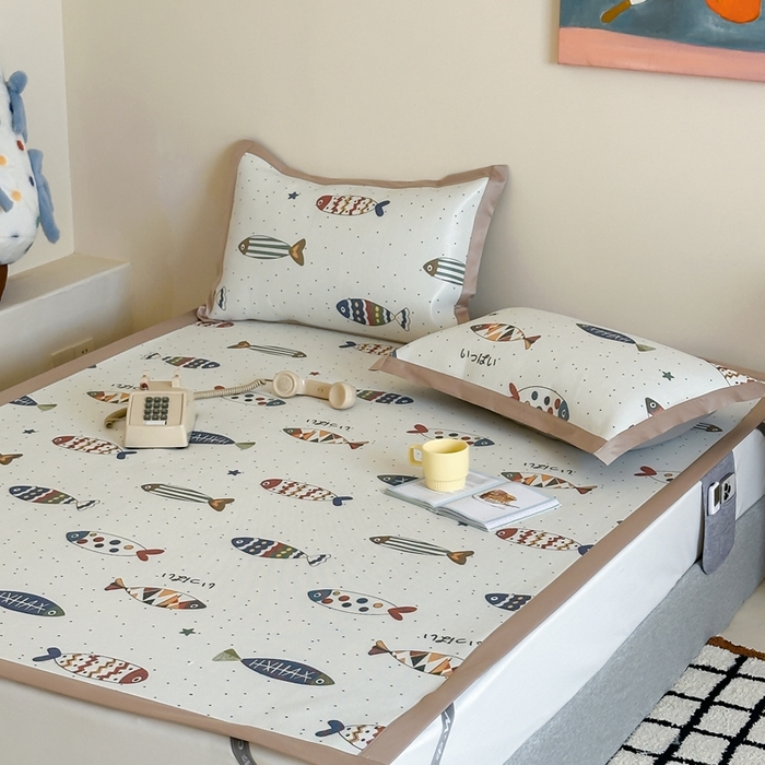 91家纺网 家纺一手货源 找家纺 （总）觅糖家纺 2025春夏新款A类抗菌养生冰藤凉席席子