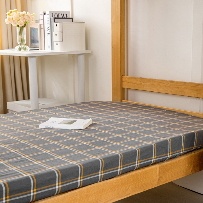 91家纺网 家纺一手货源 找家纺 锦润家纺 2025新款色织水洗棉三件套学生三件套全棉三件套大礼包