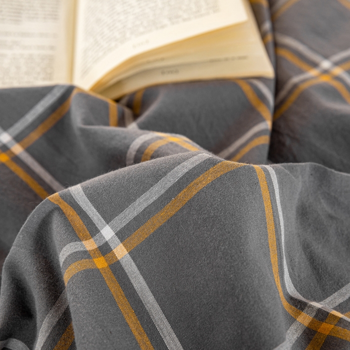 91家纺网 家纺一手货源 找家纺 锦润家纺 2025新款色织水洗棉三件套学生三件套全棉三件套大礼包