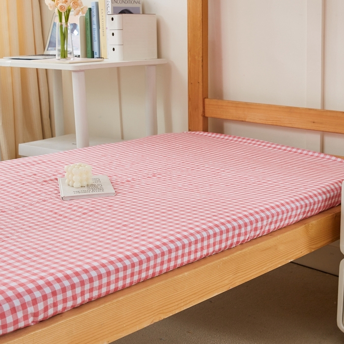 91家纺网 家纺一手货源 找家纺 锦润家纺 2025新款色织水洗棉三件套学生三件套全棉三件套大礼包