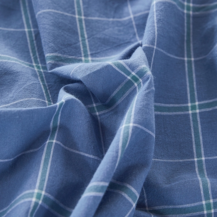 91家纺网 家纺一手货源 找家纺 锦润家纺 2025新款色织水洗棉三件套学生三件套全棉三件套大礼包