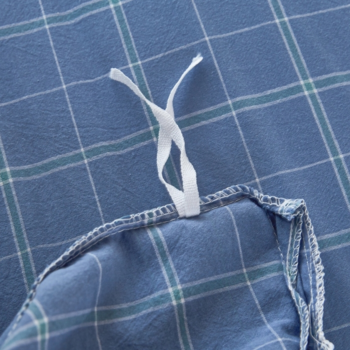 91家纺网 家纺一手货源 找家纺 锦润家纺 2025新款色织水洗棉三件套学生三件套全棉三件套大礼包