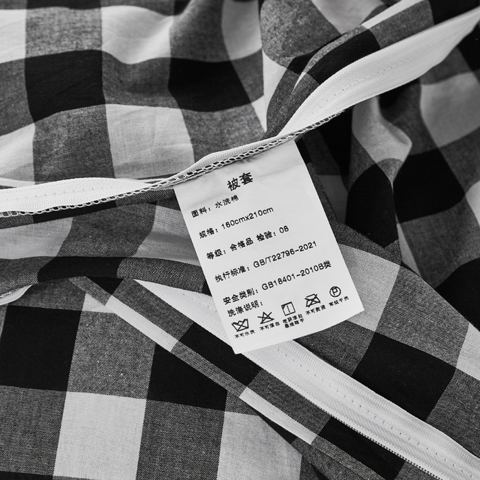 91家纺网 家纺一手货源 找家纺 锦润家纺 2025新款色织水洗棉三件套学生三件套全棉三件套大礼包