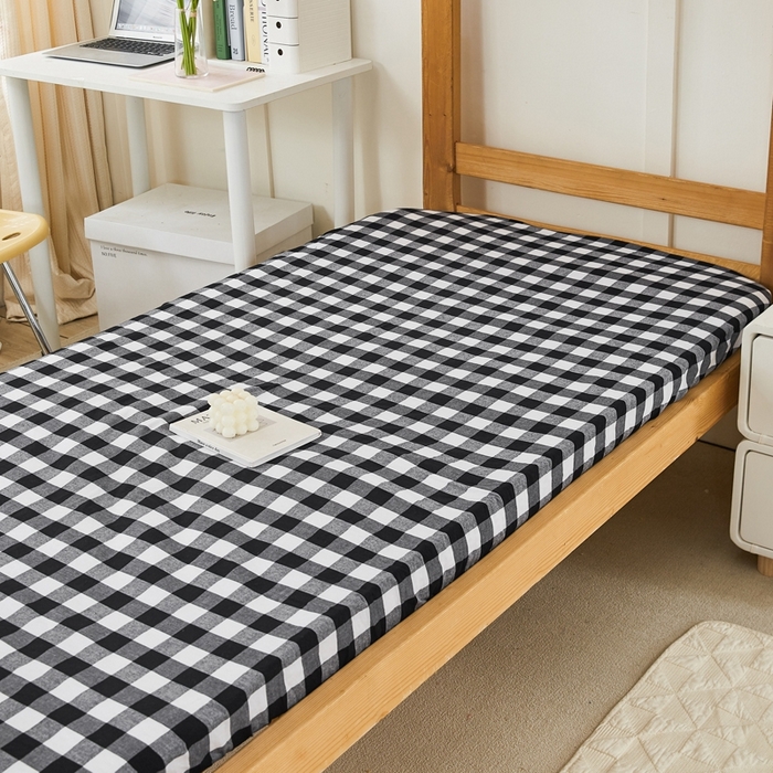 91家纺网 家纺一手货源 找家纺 锦润家纺 2025新款色织水洗棉三件套学生三件套全棉三件套大礼包