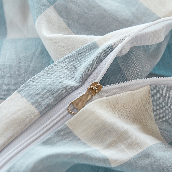 91家纺网 家纺一手货源 找家纺 锦润家纺 2025新款色织水洗棉三件套学生三件套全棉三件套大礼包