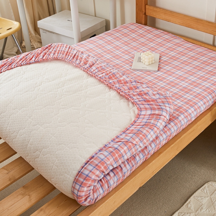 91家纺网 家纺一手货源 找家纺 锦润家纺 2025新款色织水洗棉三件套学生三件套全棉三件套大礼包