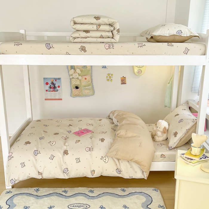 91家纺网 家纺一手货源 找家纺 铭成家纺 2025新款全棉印花学生三件套系列（提供买家秀） 宠咖时间