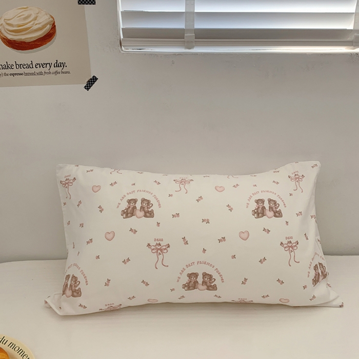（总）柚可家居 2024新款活性印花小熊系列单枕套