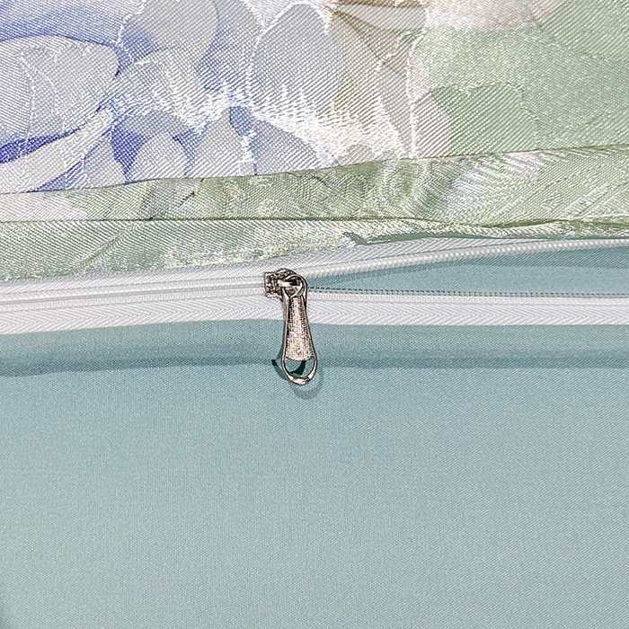 91家纺网 家纺一手货源 找家纺 （总）许林家纺 2025新款提花贡缎轻奢数码活性印花四件套