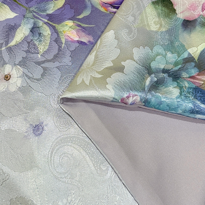 91家纺网 家纺一手货源 找家纺 许林家纺 2025新款提花贡缎轻奢数码活性印花四件套 观赏