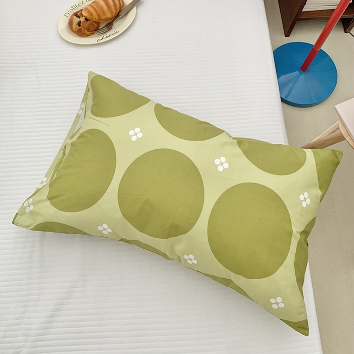 91家纺网 家纺一手货源 找家纺 柚可家居 2024新款活性印染ins多巴胺单枕套3 夏忆