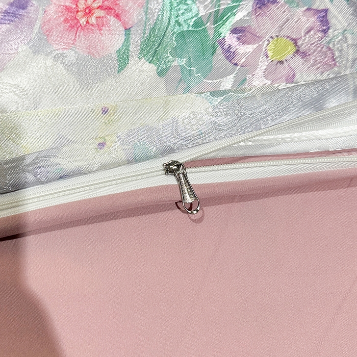 91家纺网 家纺一手货源 找家纺 许林家纺 2025新款提花贡缎轻奢数码活性印花四件套 七星彩