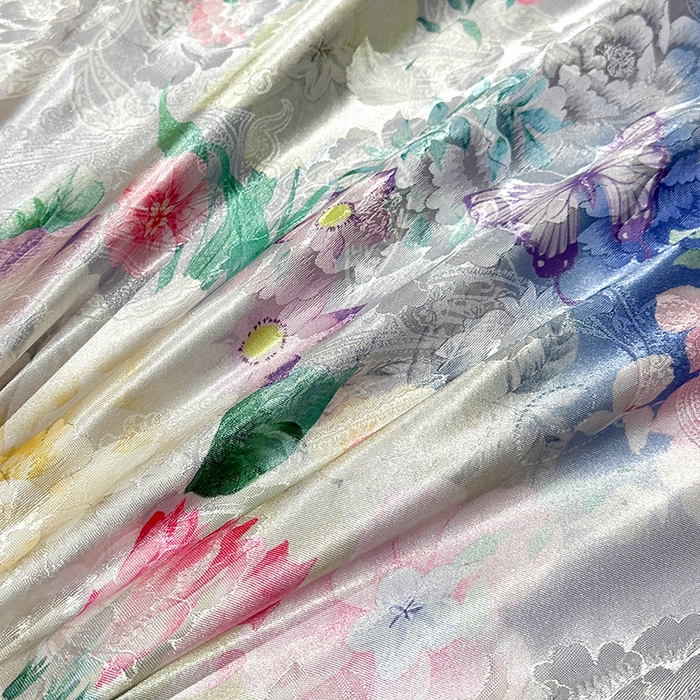 91家纺网 家纺一手货源 找家纺 许林家纺 2025新款提花贡缎轻奢数码活性印花四件套 七星彩